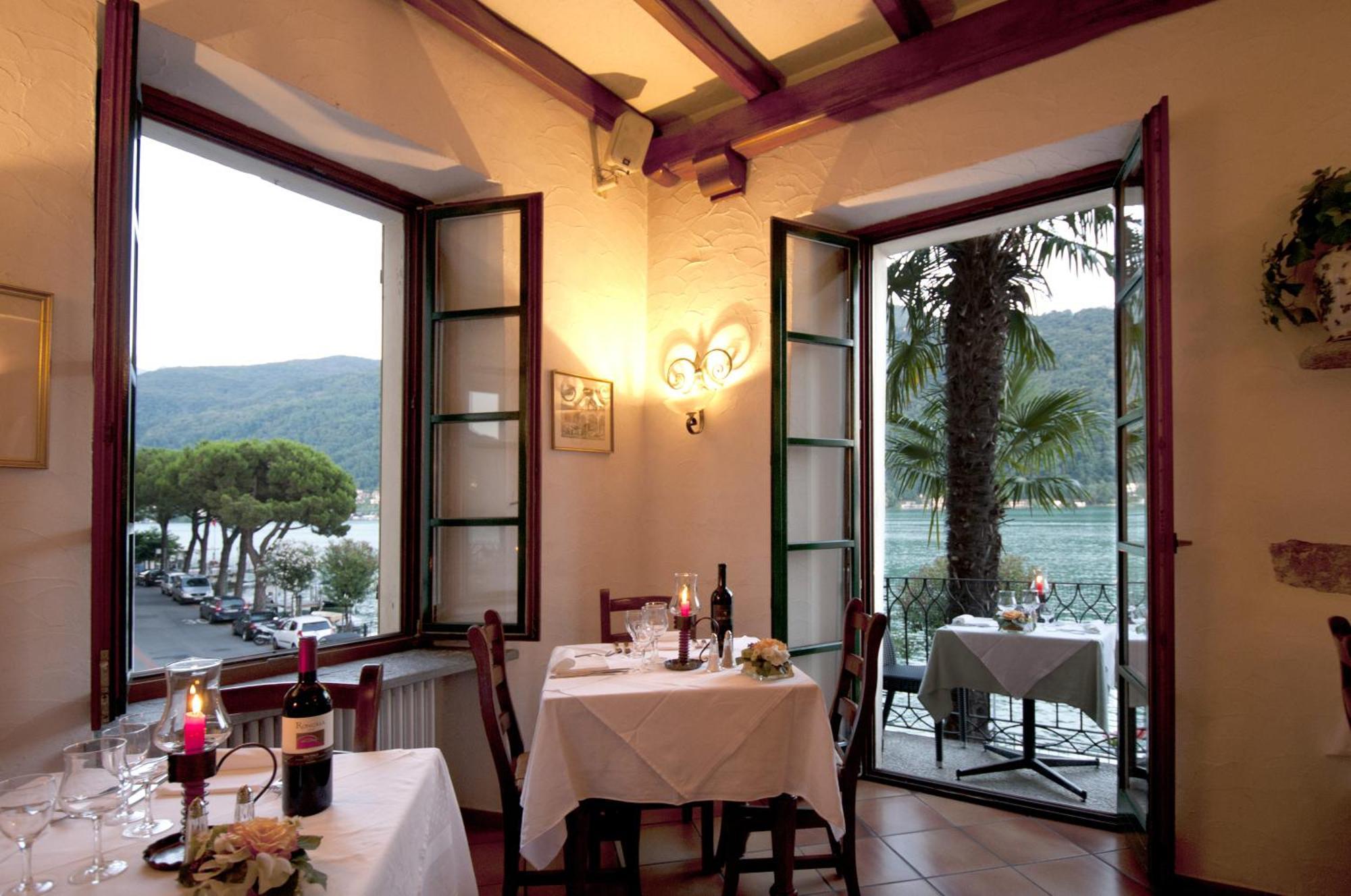 Albergo Ristorante Della Posta Morcote Exterior foto